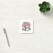 Kerstmis van de beer post-it® notes (Kantoor)