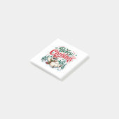Kerstmis van de beer post-it® notes (Schuin)