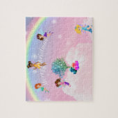 Kerstmis van de feeën legpuzzel (Verticaal)