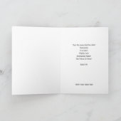 Kerstmis van de Geboorte, Waterverf Print Kaart (Binnen)