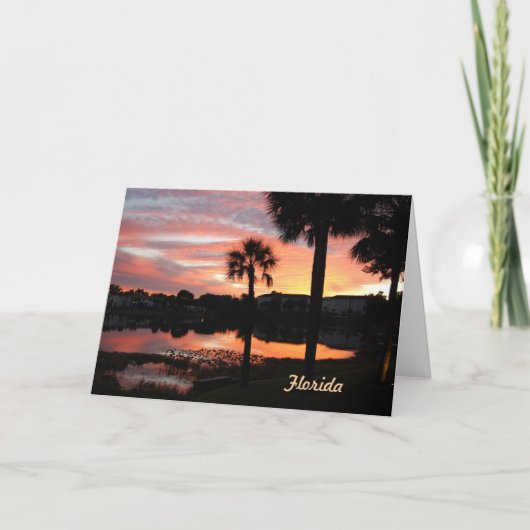 Kerstmis van de Kaart van Florida (Voorkant)