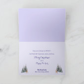 Kerstmis van de Kaart van het bos in het wild (Binnen)