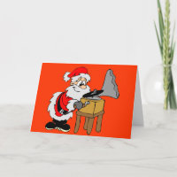 Kerstmis van de Kerstman van de platenspeler