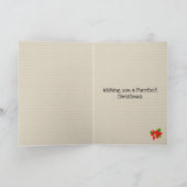 Kerstmis van de Kerstman van Ninja van de Kat van Kaart (Binnen)