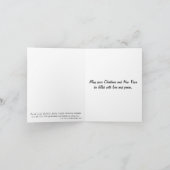 Kerstmis van de Orangoetan van de Kerstman Feestdagen Kaart (Binnen)