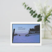 Kerstmis van de Ster van de ochtend Feestdagenkaart (Staand voorkant)