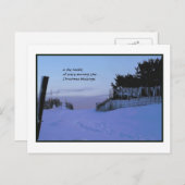 Kerstmis van de Ster van de ochtend Feestdagenkaart (Voorkant / Achterkant)