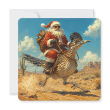 Kerstmis van de Zuidwestelijke Santa Roadrunner