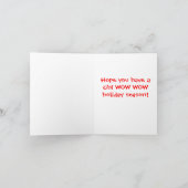 Kerstmis van Elvis Feestdagen Kaart (Binnen)