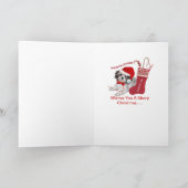 Kerstmis van Havanese Feestdagen Kaart (Binnen)