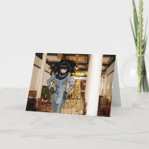 Kerstmis van het Hotel van Driskill van Verdi in Feestdagen Kaart