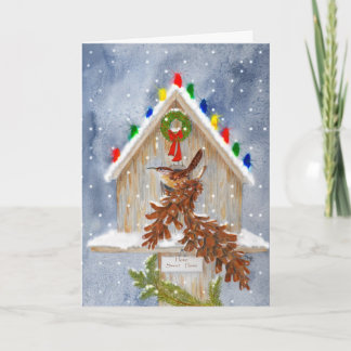 Kerstmis van het Huis van het huis Zoete Feestdagen Kaart