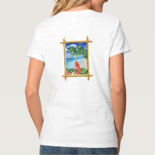 Kerstmis van het strand t-shirt