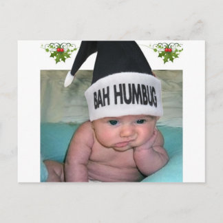 Kerstmis van Humbug van Bah zuigt!! Feestdagenkaart