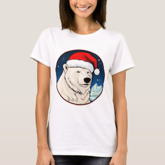 Kerstmis van ijsberen t-shirt