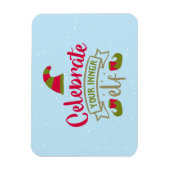 Kerstmis van je innerlijke elf vieren magneet (Verticaal)