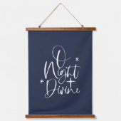 Kerstmis van Night Divine Hangend Wandkleed (Voorkant)