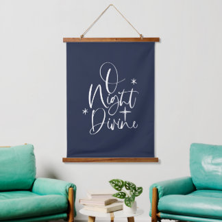 Kerstmis van Night Divine Hangend Wandkleed