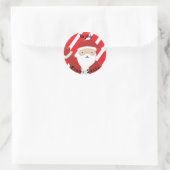 Kerstmis van Santa naar sticker (Tas)