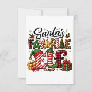 Kerstmis van Sinterklaas' favoriete elf RSVP Kaartje