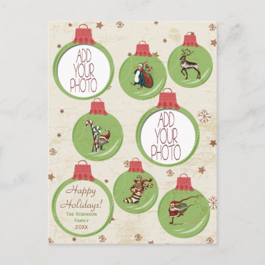 Kerstmis van Whimsylicious - Foto Feestdagenkaart (Voorkant)