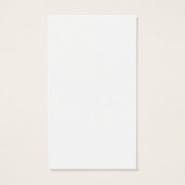 Kerstmis vanaf cadeau cadeau label visitekaartjes (Achterkant)