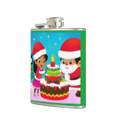 Kerstmis Verjaardag 3 Heupfles (Links)