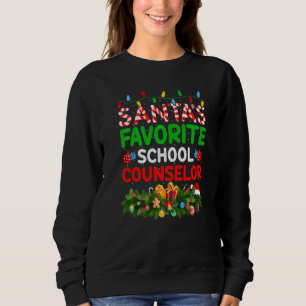 Kerstmis Verlichting Santa S Favoriete School Coun Trui
