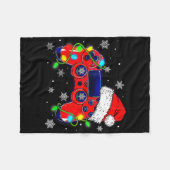 Kerstmis Videospel Controller Sinterklaas Hoed Gam Fleece Deken (Voorkant (Horizontaal))