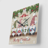 Kerstmis Vierkante Klok (Hoek)