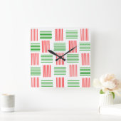 Kerstmis Vierkante Klok (Huis)