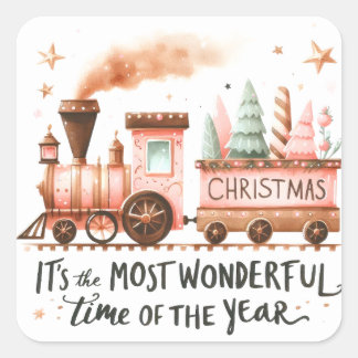 Kerstmis Vierkante Sticker