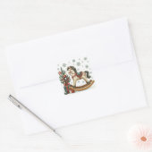 Kerstmis Vierkante Sticker (Envelop)