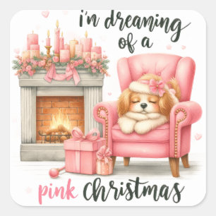 Kerstmis Vierkante Sticker