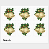 Kerstmis Vierkante Sticker (Vel)