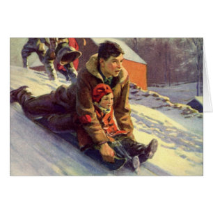 Kerstmis Vintage Bedankt