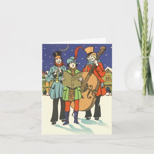 Kerstmis Vintage Bedankt (Voorkant)