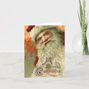 Kerstmis Vintage Dank Je Bedankkaart