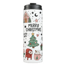 Kerstmis Vintage Doodle Set