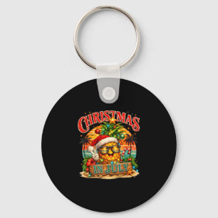 Kerstmis vintage in juli zomer squad mannen vrouwe sleutelhanger