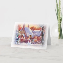 Kerstmis Vintage Kaart