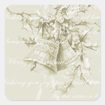 Kerstmis vintage kerstbellen neutraal