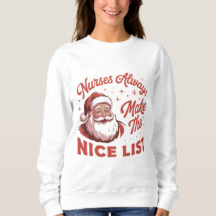 Kerstmis Vintage Kerstman Verpleegsters Maken de N Trui