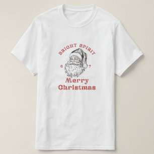 Kerstmis Vintage Kerstman voor gezinnen T-shirt