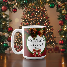 Kerstmis Vintage Koffie/Warme Chocolade Mok