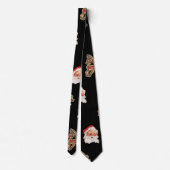 Kerstmis Vintage Patroon, Kerstman Stropdas (Achterkant)