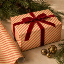 Kerstmis Vintage Rode Candy Cane Strepen