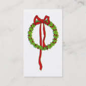 Kerstmis Visitekaartje (Achterkant)