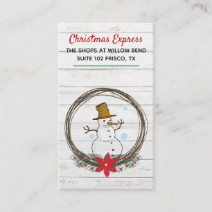 Kerstmis Visitekaartje