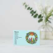 Kerstmis Visitekaartje (Staand voorkant)